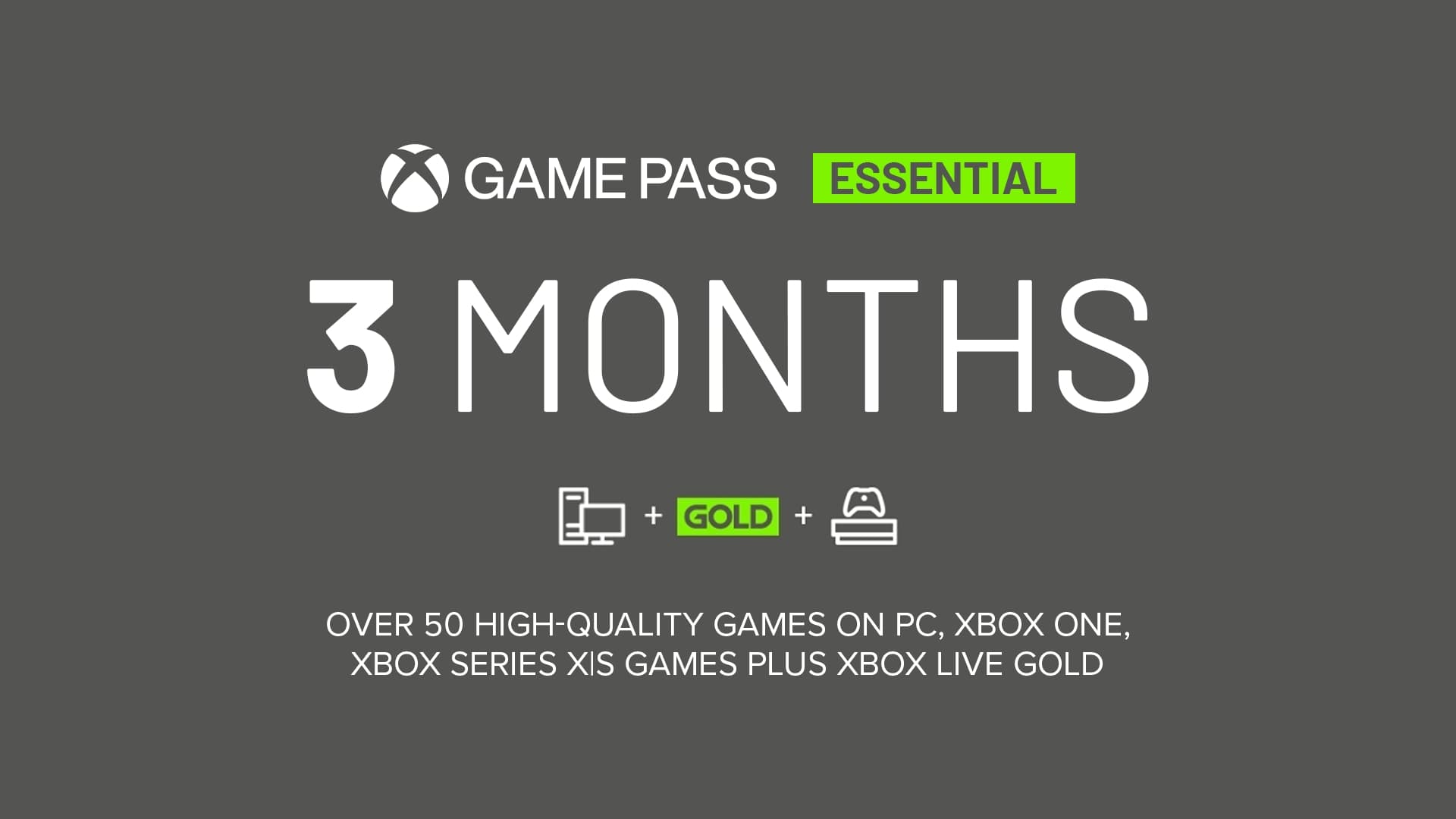 Xbox Game Pass Essential 3 Month (Europe)