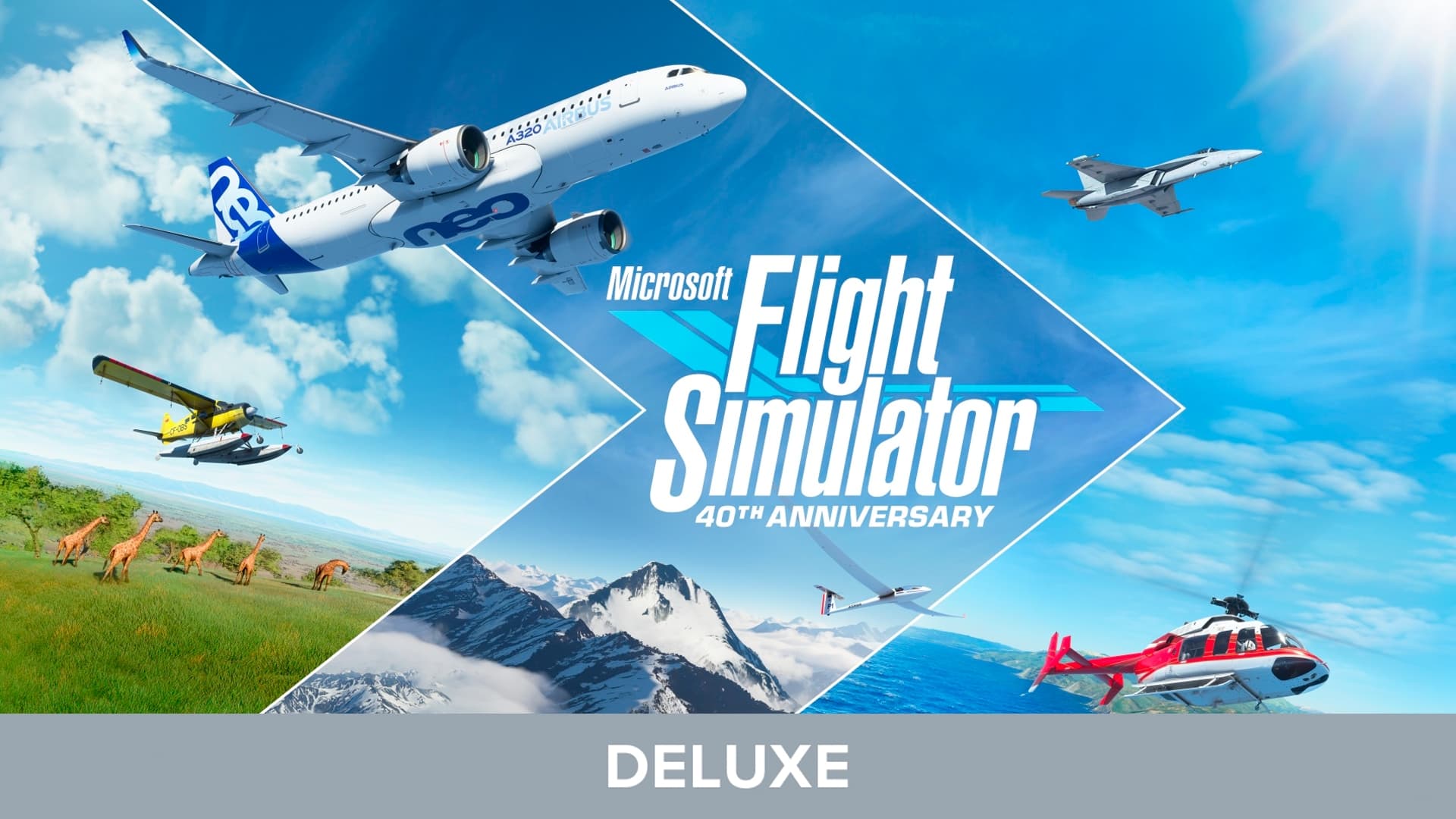Background image for Microsoft Flight Simulator Deluxe 40th Anniversary Edition