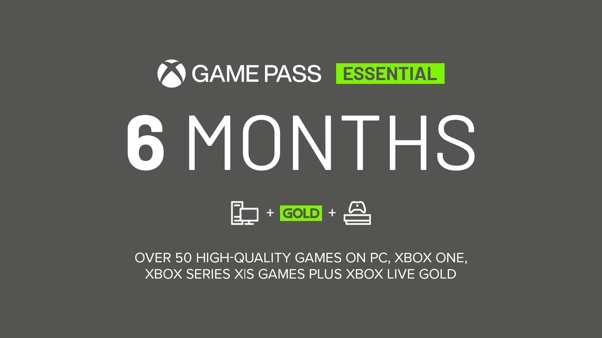 Xbox Game Pass Essential 6 Month (Turkey)