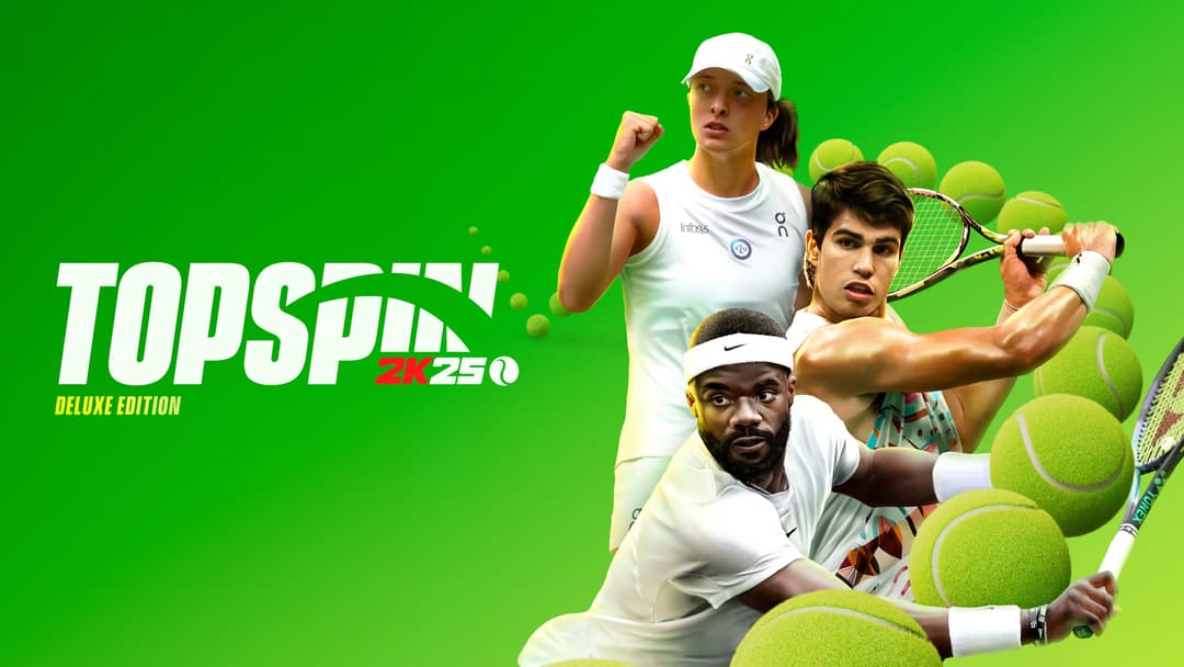 TopSpin 2K25 Deluxe Edition (PC) cover image
