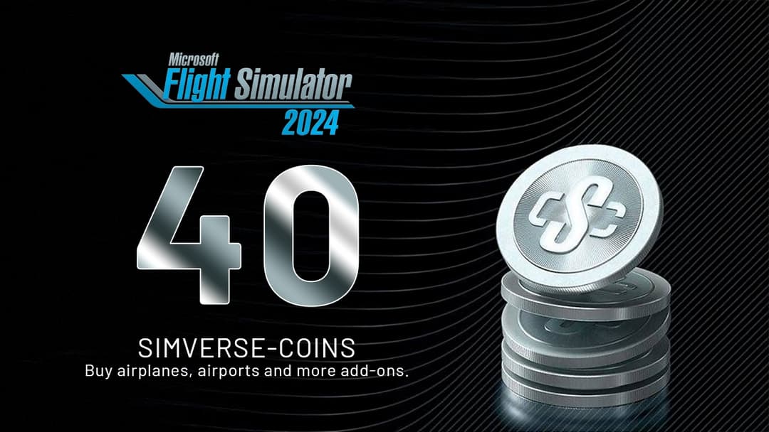 Microsoft Flight Simulator 2024 - 40 Simverse Coins cover image