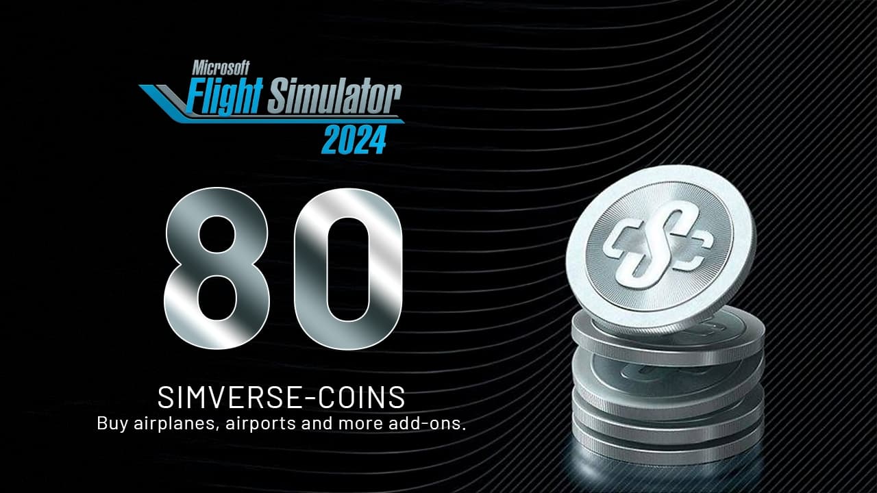 Microsoft Flight Simulator 2024 - 80 Simverse Coins