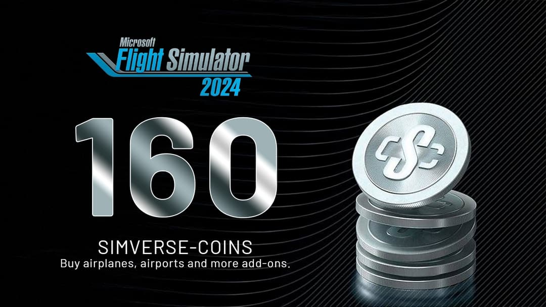 Microsoft Flight Simulator 2024 - 160 Simverse Coins cover image
