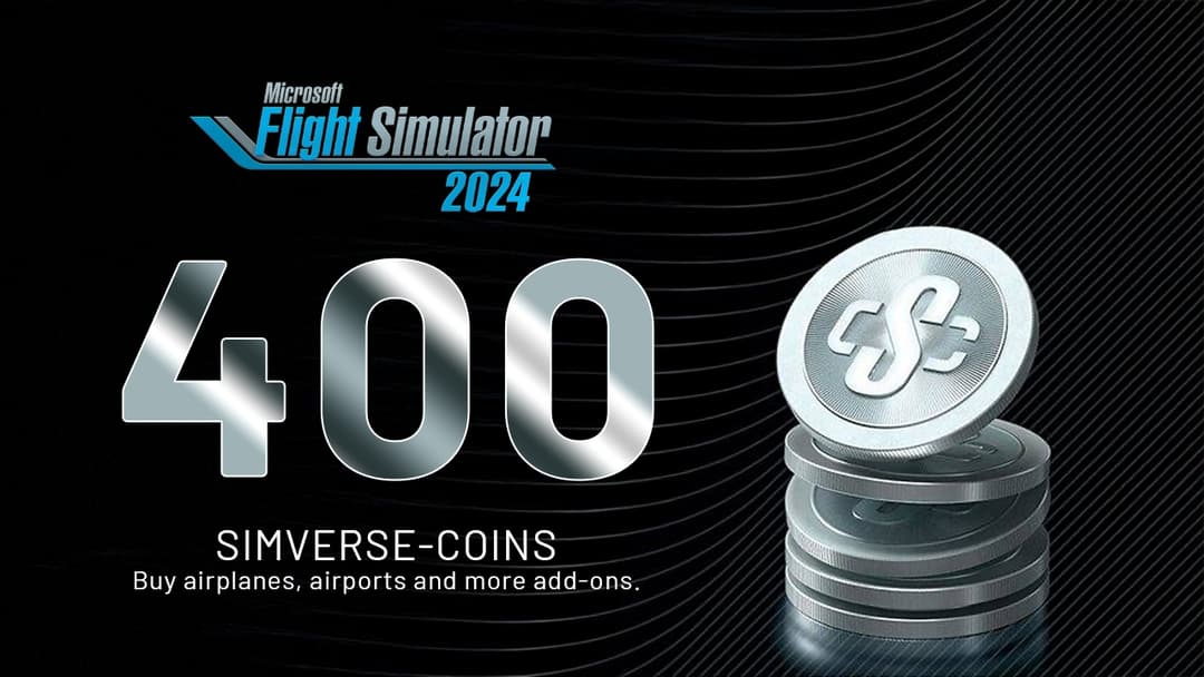 Microsoft Flight Simulator 2024 - 400 Simverse Coins cover image
