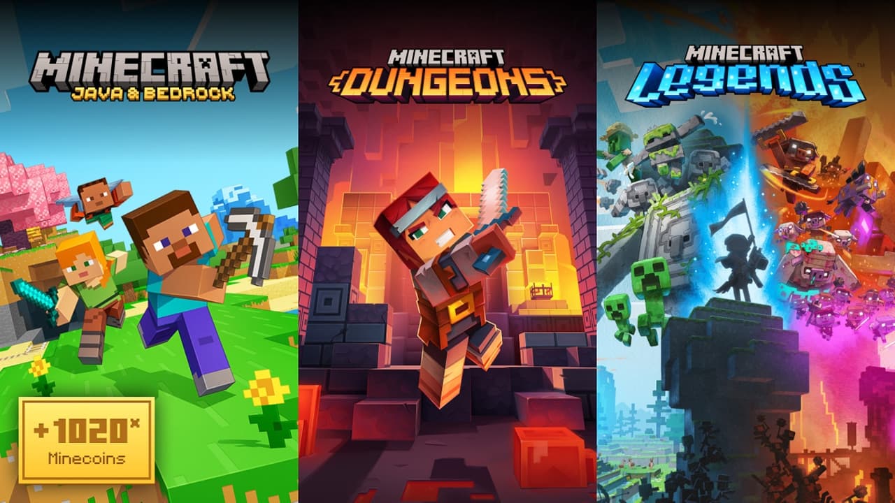 Minecraft Triple Bundle (Xbox One - playable on Xbox Series X|S)