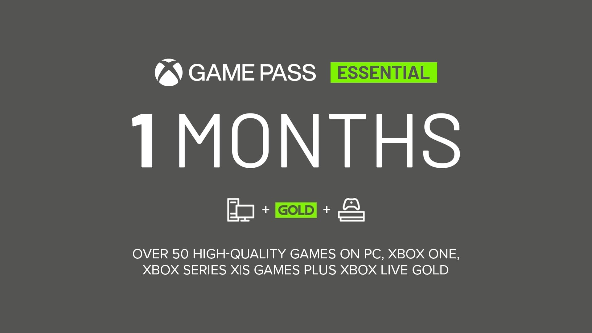 Xbox Game Pass Essential 1 Month (Europe)