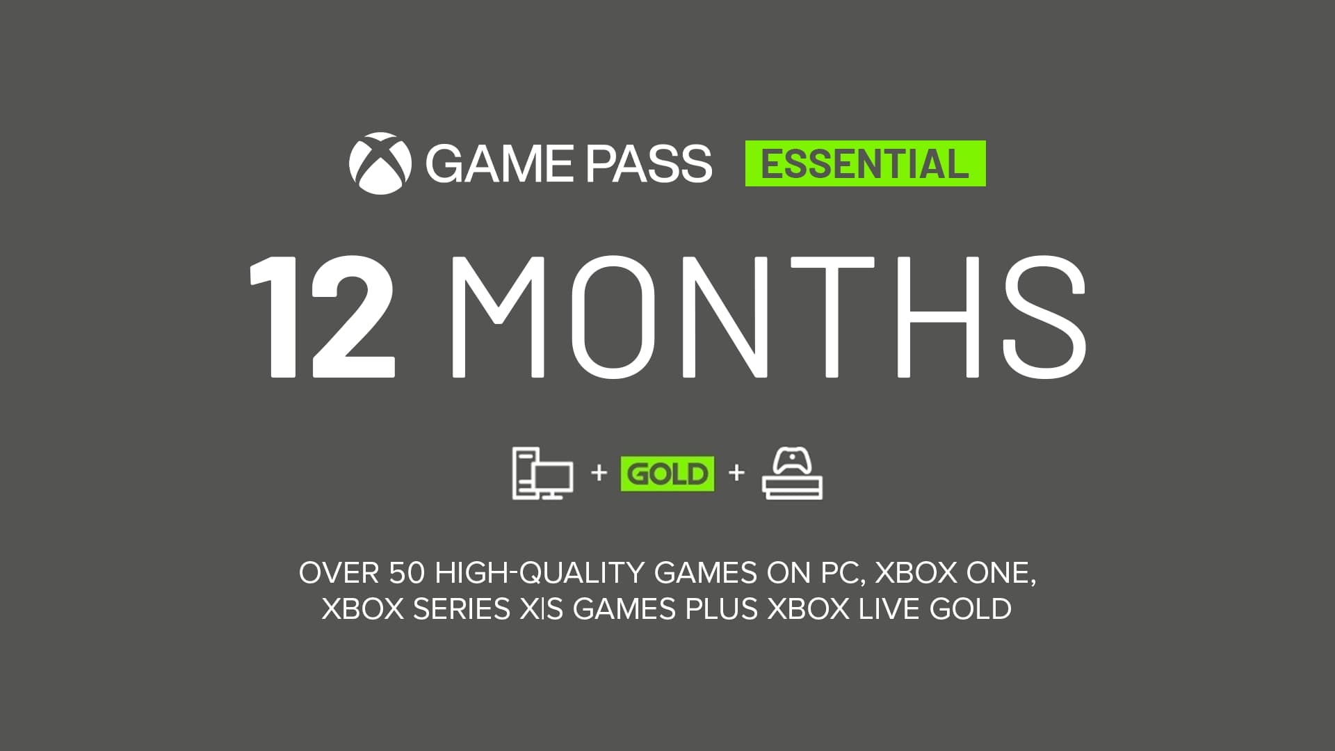 Xbox Game Pass Essential 12 Month (Worldwide)