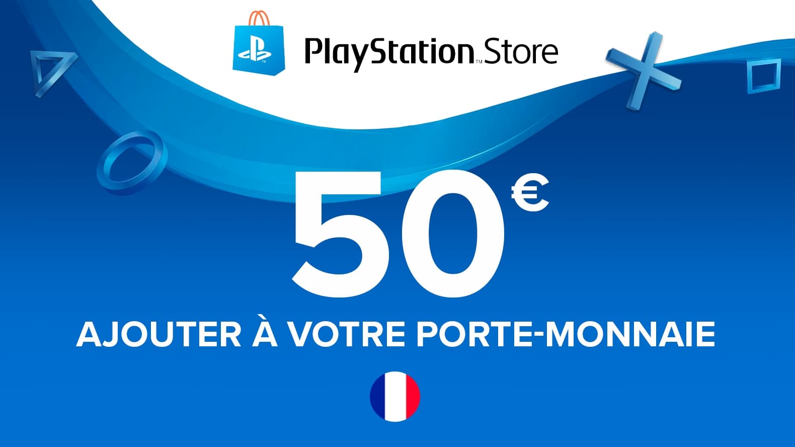 PlayStation Store gift card 50€ (France)