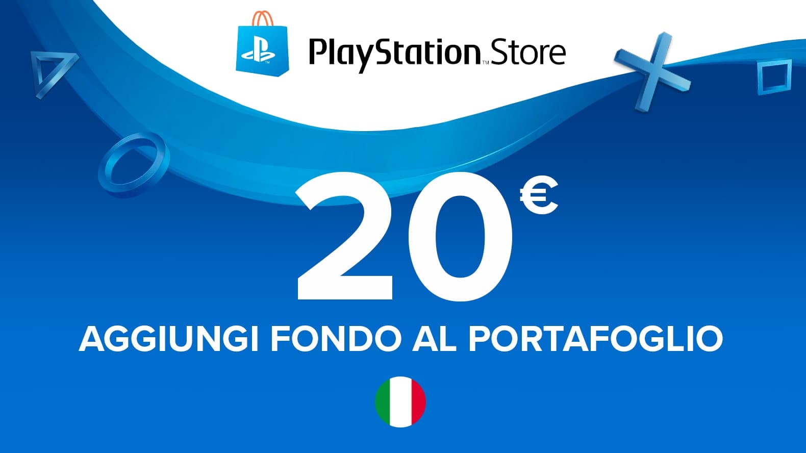 PlayStation Store gift card 20€ (Italy)