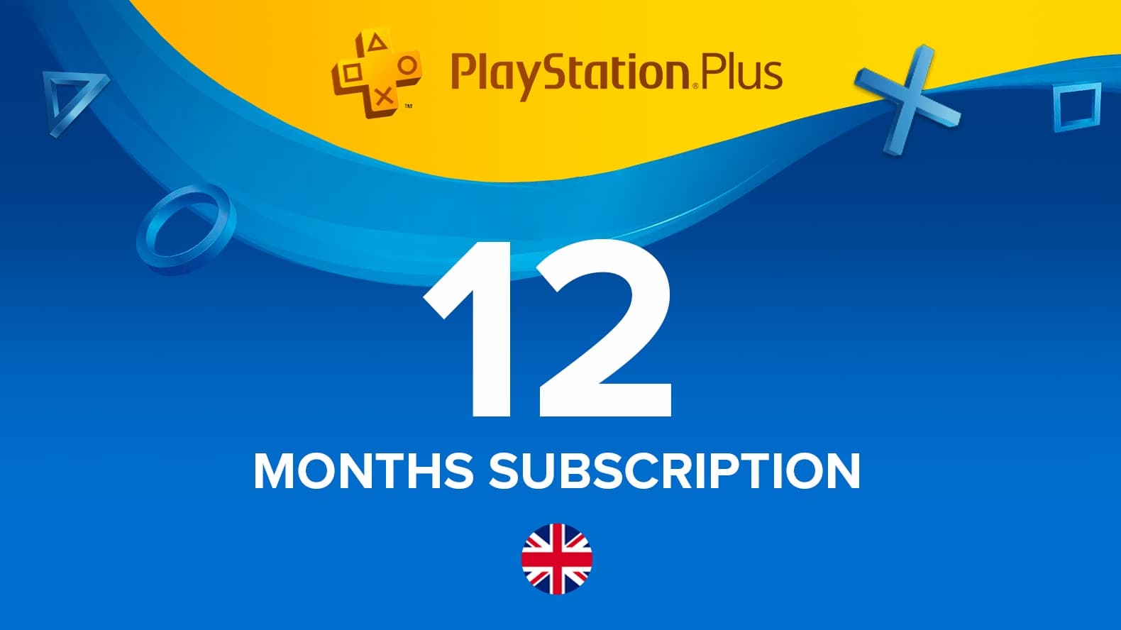 PlayStation Plus - 365 days subscription (United Kingdom)